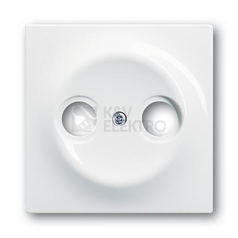 Obrázek produktu ABB Impuls kryt zásuvky televizní a rozhlasové alpská bílá 1753-0-4963 (2CKA001753A4963) 0