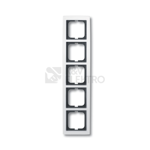 ABB Solo pětirámeček studio bílá 1754-0-4113 (2CKA001754A4113)