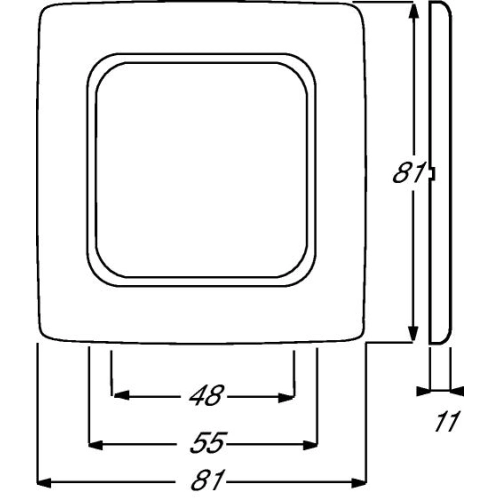 ABB Reflex SI rámeček alpská bílá 1725-0-1494 (2511-214K-102) 2CKA001725A1494 (obrázek 2)