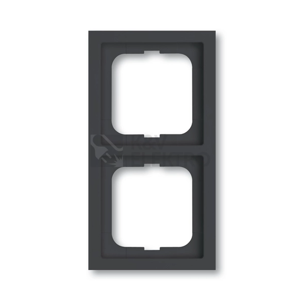 Obrázek produktu ABB Future Linear dvojrámeček antracit 1754-0-4241 (1722-181K) 2CKA001754A4241 0