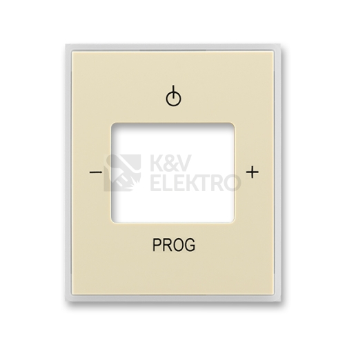 ABB Element,Time kryt zesilovače s tunerem FM slonová kost/ledová bílá 3299E-A40200 21