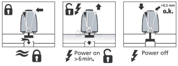 Obrázek produktu ABB ovládací hlavice Ego-n k ventilům topení 230V 2-D22-00-101 (AA2004-00-1N) 1