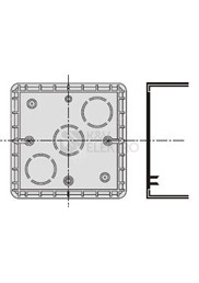 Obrázek produktu Krabice lištová 6484-10 80x80x26mm 1