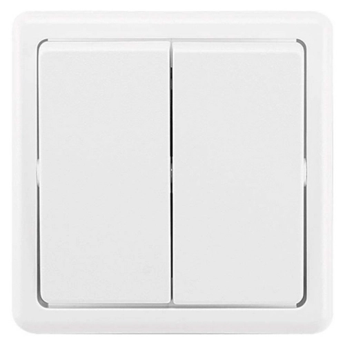 ABB Classic vypínač č.6+6 dvojitý jasně bílá 3553-52289 B1
