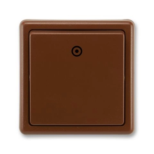 ABB Classic tlačítko č.1/0 hnědá 3553-80289 H3