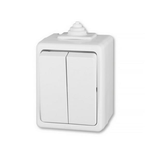 ABB Praktik vypínač č.5 IP44 bílá 3553-05929 B