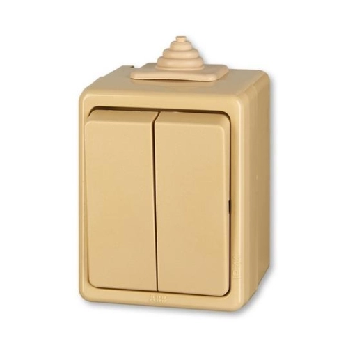 ABB Praktik vypínač č.5 IP44 béžová 3553-05929 D