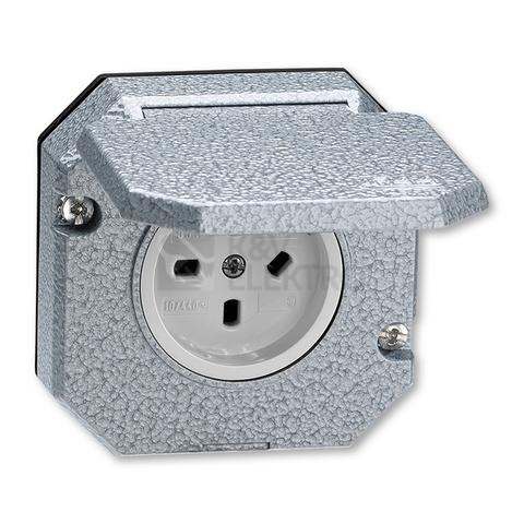 Obrázek produktu ABB Garant zásuvka vestavná 3P+PEN vzor D IP55 šedá 5515N-C05764 0
