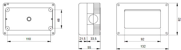 Gewiss 27 Combi skříňka IP40 4M šedá GW27004