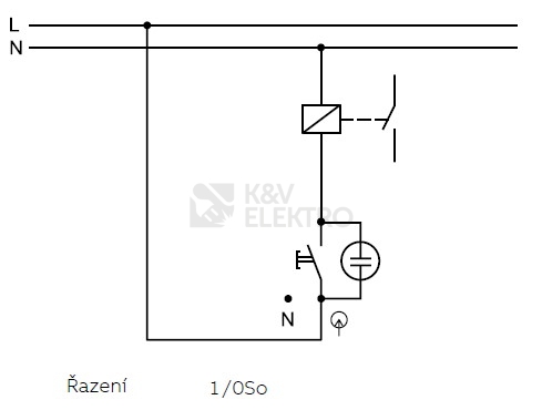 Obrázek produktu ABB vypínač kartový 1/0So 3559-A92445 se svorkou N 1