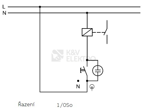 Obrázek produktu ABB vypínač kartový 1/0So 3559-A92445 se svorkou N 2