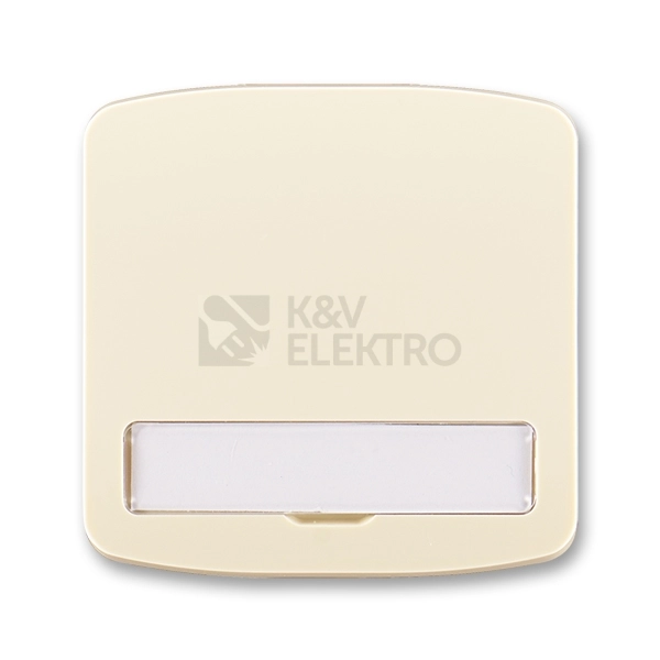 Obrázek produktu ABB Tango kryt vypínače slonová kost 3558A-A00620 C s popisovým polem 0