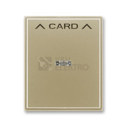 ABB Time, Time Arbo kryt kartového spínače šampaňská 3559E-A00700 33 s průzorem