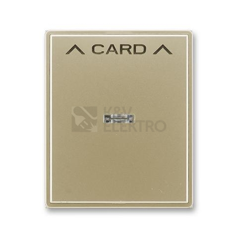Obrázek produktu ABB Time, Time Arbo kryt kartového spínače šampaňská 3559E-A00700 33 s průzorem 0