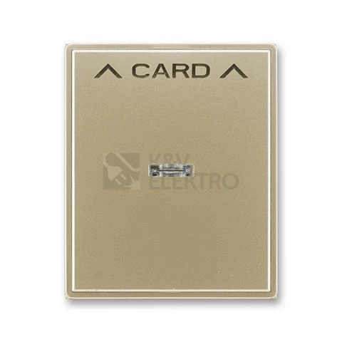 Obrázek produktu ABB Time, Time Arbo kryt kartového spínače šampaňská 3559E-A00700 33 s průzorem 0
