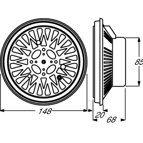 ABB reproduktor vestavný 8200-0-0013 (8222 EB) 2CKA008200A0013 (obrázek 2)