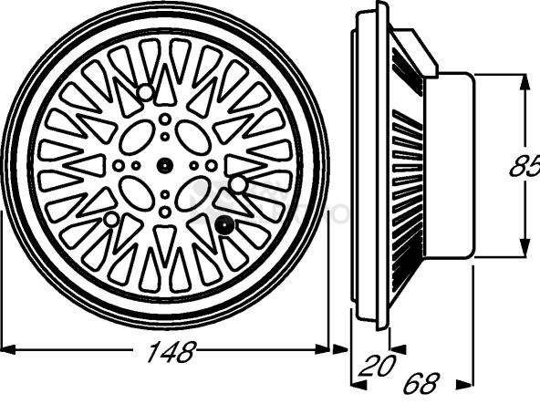 Obrázek produktu ABB reproduktor vestavný 8200-0-0013 (8222 EB) 2CKA008200A0013 2