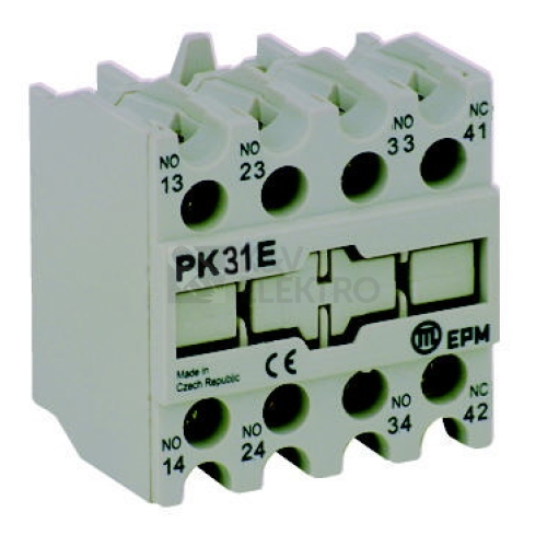 Blok pomocných kontaktů Elektropřístroj PK31E