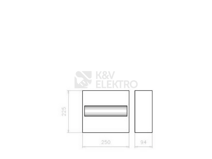 Obrázek produktu Rozvodnice EATON BC-A-1/13-A na omítku bez dveří 13M 101554 1
