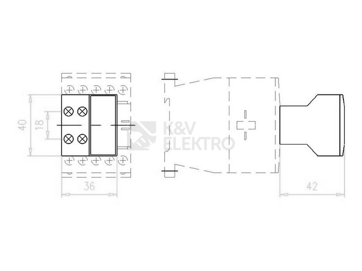 Obrázek produktu Blok pomocných kontaktů EATON DILM32-XHI11 277376 1