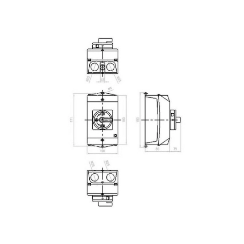 Vačkový vypínač EATON P1-32/I2/SVB 207314 (obrázek 4)