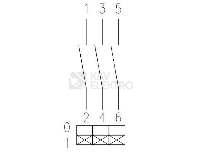 Obrázek produktu Vačkový vypínač EATON P1-32/I2/SVB 207314 2
