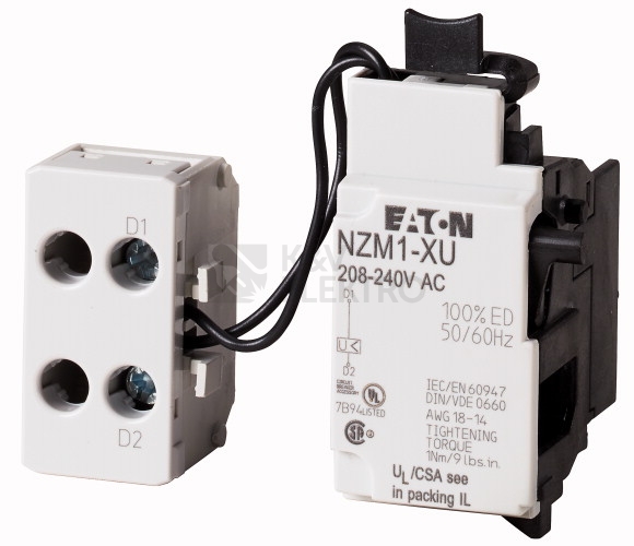 Obrázek produktu Podpěťová spoušť EATON NZM1-XU208-240AC 259442 0