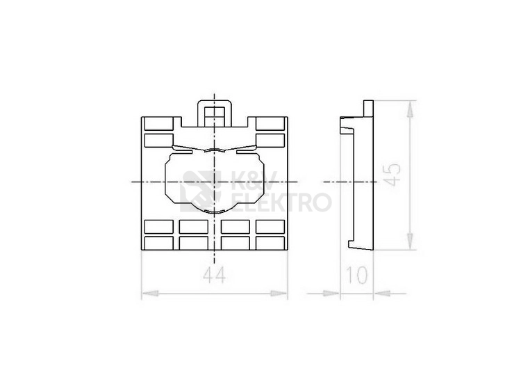 Obrázek produktu EATON Titan upevňovací adaptér M22-A4 279437 1