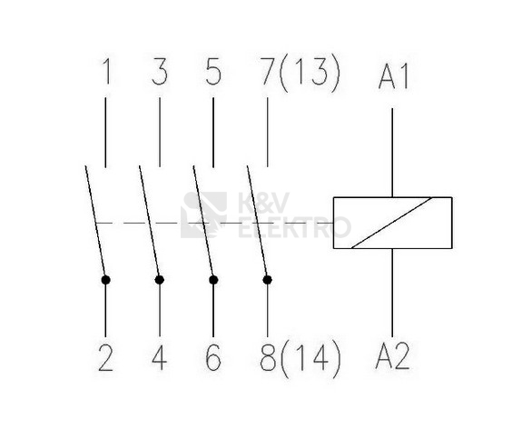 Obrázek produktu  Instalační stykač EATON Z-SCH24/25-40 24V AC 248851 2