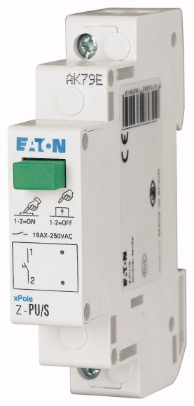 Modulové tlačítko EATON Z-PU/S 1NO 16A 276291