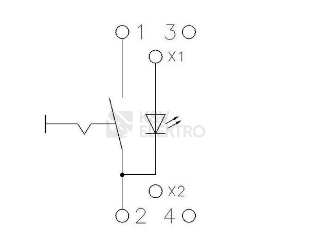 Obrázek produktu Instalační vypínač EATON Z-SWL230/S s LED 1NO 16A 292300 2