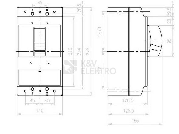 Obrázek produktu Jistič EATON LZMN3-A400-I 400A 111967 1
