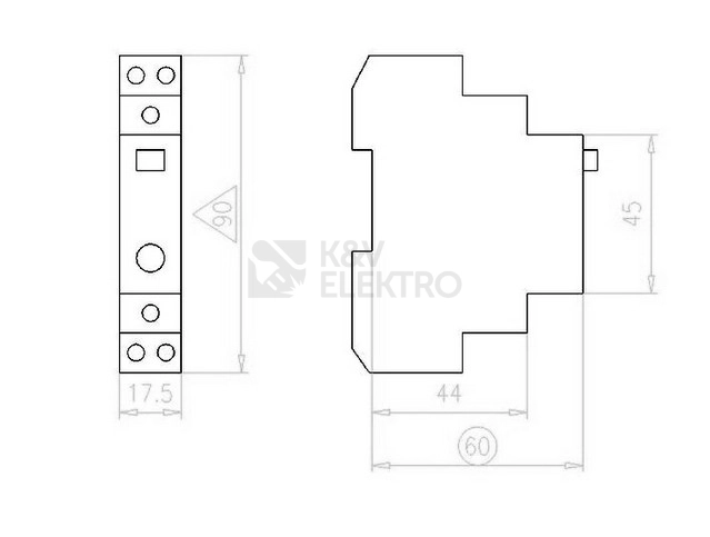 Obrázek produktu Instalační vypínač EATON Z-SWL230/SO s LED 1NO+1NC 16A 276307 1