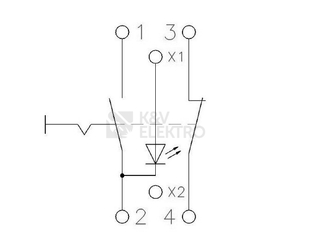 Obrázek produktu Instalační vypínač EATON Z-SWL230/SO s LED 1NO+1NC 16A 276307 2