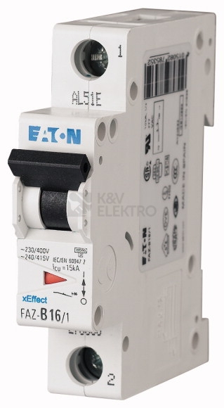 Obrázek produktu Jistič EATON FAZ-B16/1 16A 278535 0