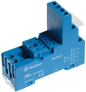 Obrázek produktu Patice Finder 94.94.3 pro relé 55/85 2P/4P 10A 0