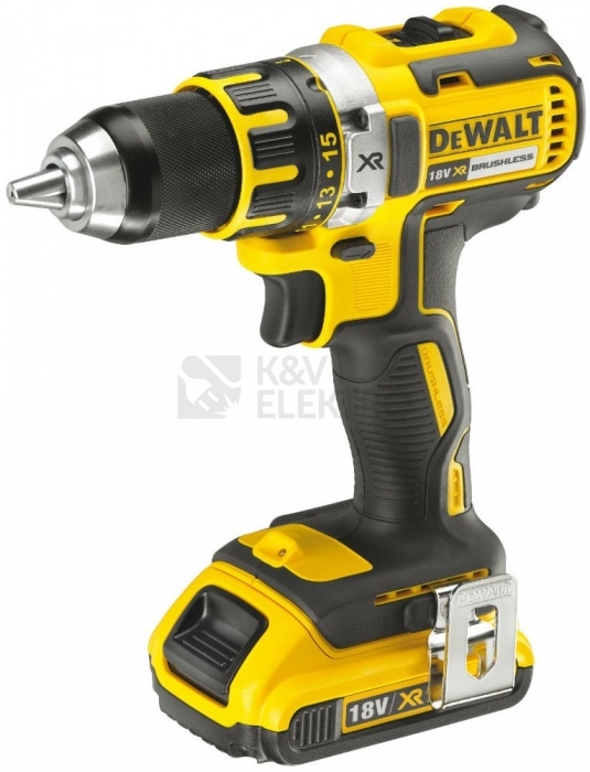 Obrázek produktu  Aku vrtačka DeWALT DCD790D2 18V bezuhlíková 2x aku Li-ion 2,0Ah 0