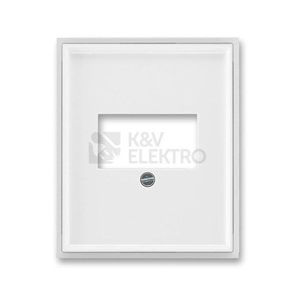 Obrázek produktu ABB Element,Time kryt zásuvky bílá/ledová bílá 5014E-A00040 01 pro HDMI, USB, VGA nebo reprozásuvku 0