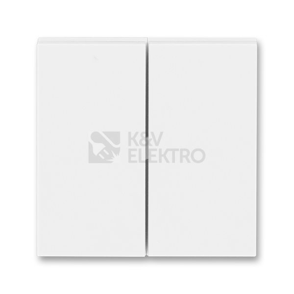Obrázek produktu ABB Levit kryt vypínače dělený bílá/bílá 3559H-A00652 03 0