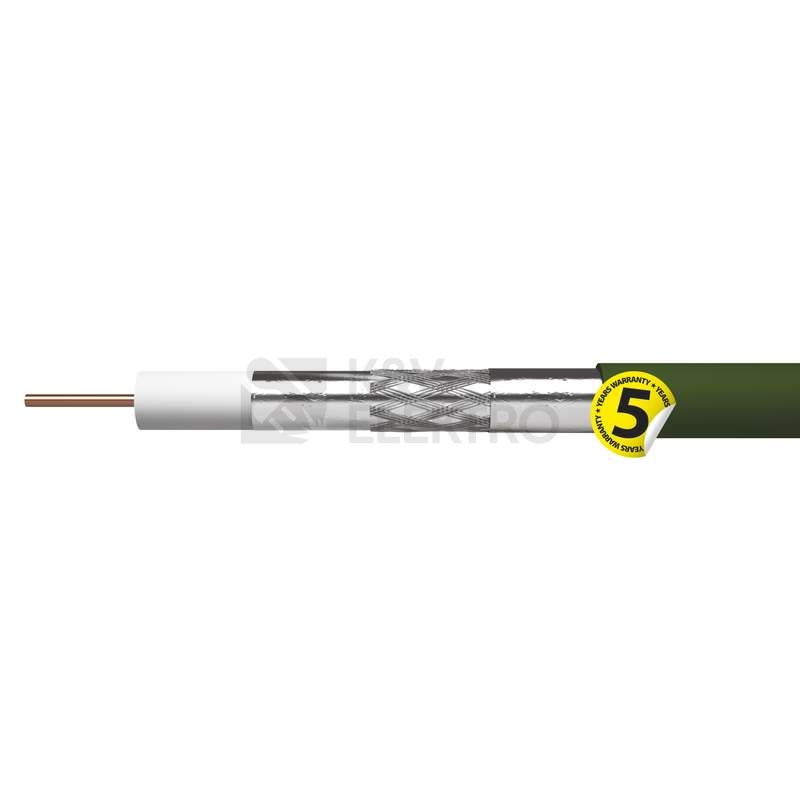 Obrázek produktu Koaxiální kabel do země CB113N EMOS S5263 zelený 0