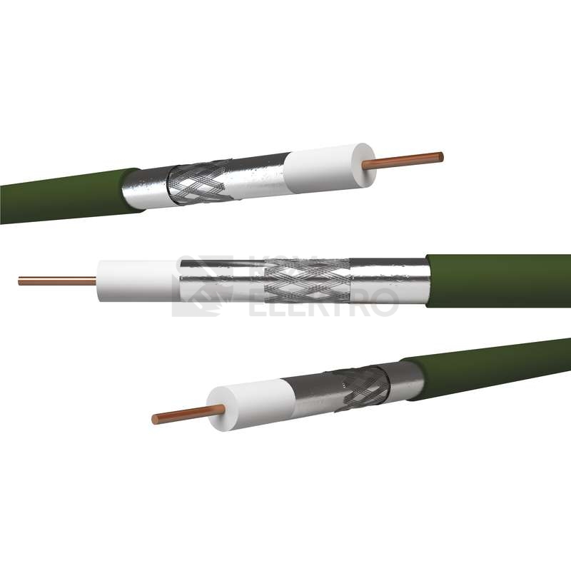 Obrázek produktu Koaxiální kabel do země CB113N EMOS S5263 zelený 2