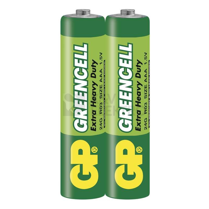 Obrázek produktu Mikrotužkové baterie AAA GP R03 Greencell 1