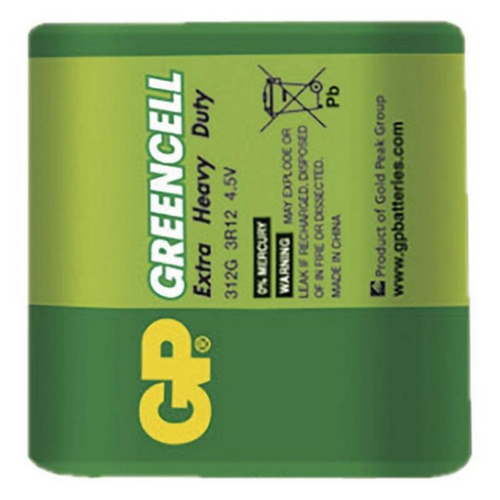 Plochá baterie GP 3R12 Greencell 1ks 1012601000