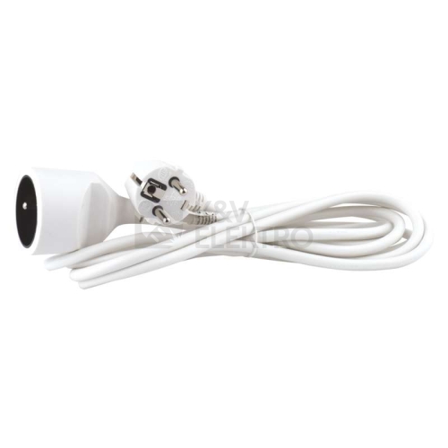 Prodlužovací kabel EMOS 3m/1zásuvka bílá P0113 1901010300