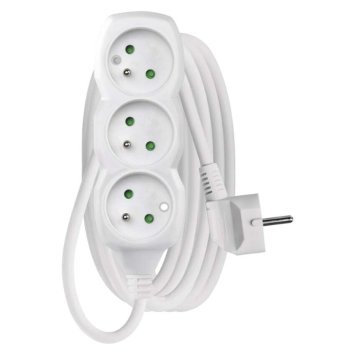Prodlužovací kabel EMOS 3m/3zásuvky bílá P0313 1902030300