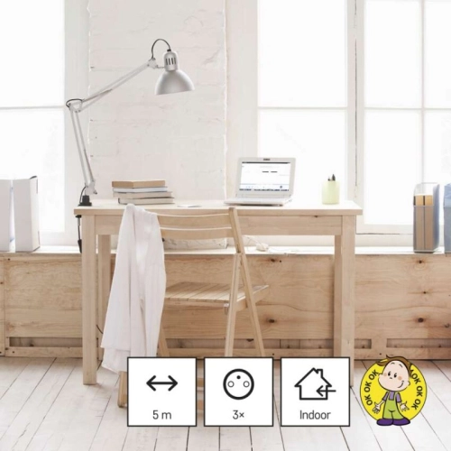 Prodlužovací kabel EMOS 5m/3zásuvky bílá P0315 1902030500 (obrázek 4)