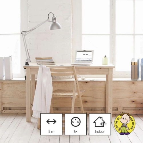 Prodlužovací kabel EMOS P0615 5m/6zásuvek bílá 1902060500 (obrázek 4)