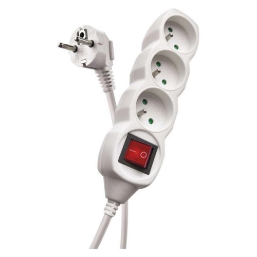 Prodlužovací kabel EMOS 3m/3zásuvky s vypínačem bílá P1313 1902130300 (obrázek 4)