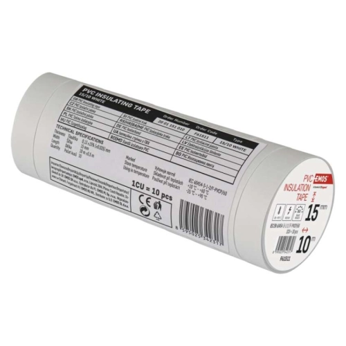 Izolační páska EMOS F61511 0,13mm 15mm x 10m bílá (obrázek 6)