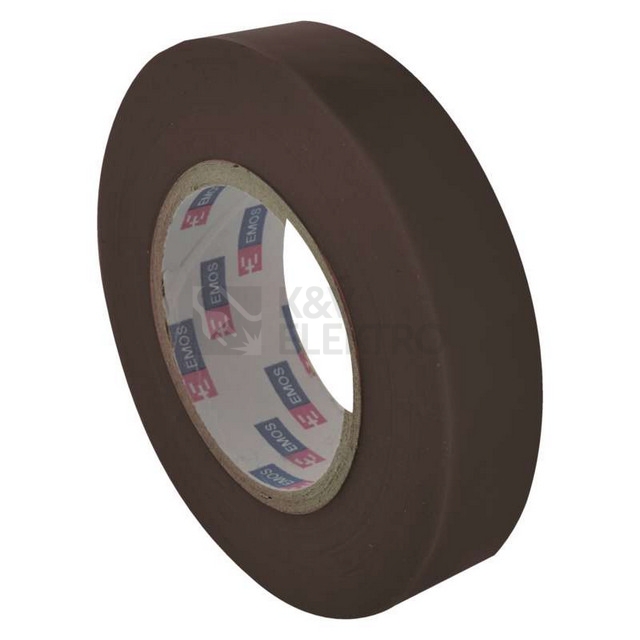 Obrázek produktu  Izolační páska EMOS F61517 0,13mm 15mm x 10m hnědá 0